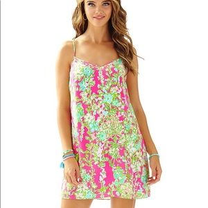 Lilly Pulitzer Southern Charm Dusk Silk Dress!
